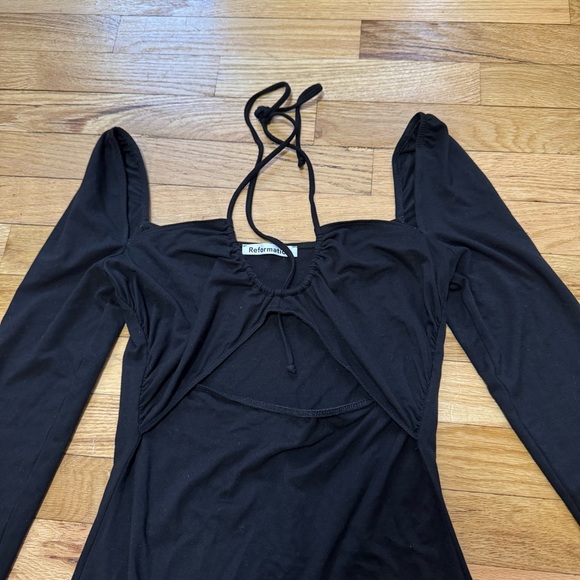 Reformation Alexei Long Sleeve Cutout Dress - Picture 4 of 5